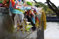 Paper cranes in Hiroshima